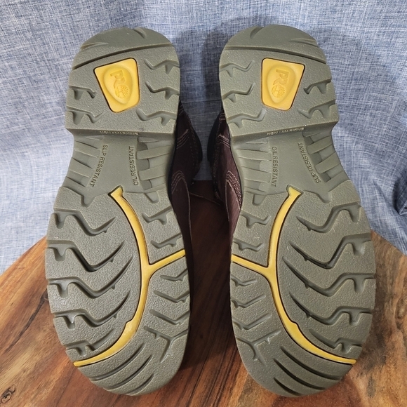 Timberland PRO Titan 6" Alloy Toe Waterproof Work Boot Brown Women's 8.0/8.5 - Picture 14 of 16